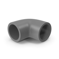 Plastic 90 Degree Pipe Gray PNG & PSD Images