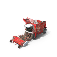 Self Propelled Sugar Beet Harvester Dusty PNG & PSD Images
