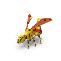 Robot Bee Yellow PNG & PSD Images