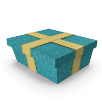 Gift Box Present Lite Blue PNG & PSD Images