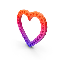 Heart Frame Color PNG & PSD Images
