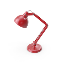 Red Desk Lamp PNG & PSD Images