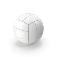White Volleyball Ball PNG & PSD Images