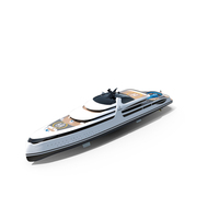 AdmiralXForce Luxury Superyacht Dynamic Simulation PNG & PSD Images