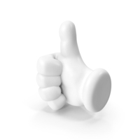 White Cartoon Hand PNG & PSD Images