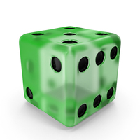 Green Dice PNG & PSD Images