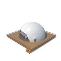 Geodesic Dome Glamping PNG & PSD Images