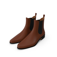 Leather Boots Brown PNG & PSD Images
