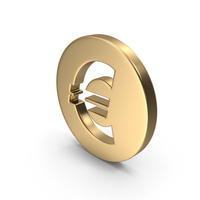 Euro Sign Gold PNG & PSD Images