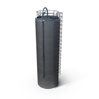 Clean Vertical Storage Tank PNG & PSD Images