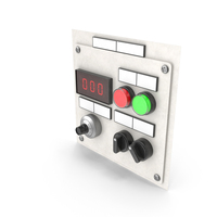 Clean Control Station Buttons PNG & PSD Images
