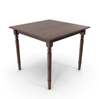 Wood Classic Table PNG & PSD Images