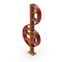 Ampersand Bookcase PNG & PSD Images