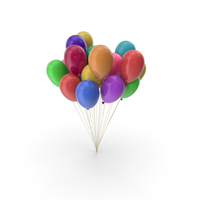 Party Gift Festival Balloons Color Plain PNG & PSD Images