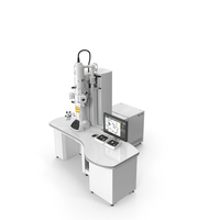 Transmission Electron Microscope With Control System PNG & PSD Images