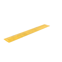 Yellow Concrete Speed Bump PNG & PSD Images