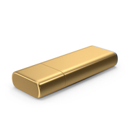 USB Flash Drive Gold PNG & PSD Images