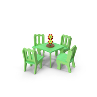 Table And Chair Set PNG & PSD Images