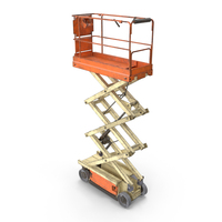 Dirty Raised Scissor Lift PNG & PSD Images