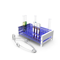 Test Tube Stand With Tweezers PNG & PSD Images