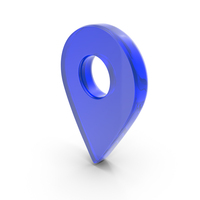 Locate Web Logo Blue Glass PNG & PSD Images