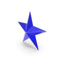 Star Blue Glass PNG & PSD Images