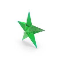 Star Green Glass PNG & PSD Images