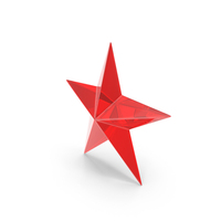 Star Red Glass PNG & PSD Images