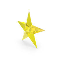 Star Yellow Glass PNG & PSD Images