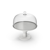White Cake Stand With Cap PNG & PSD Images