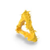 Yellow Splash Triangle Shape PNG & PSD Images