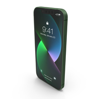 Apple iPhone 13 Mini Green PNG & PSD Images