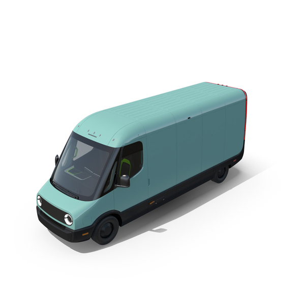 Electric Delivery Van PNG & PSD Images