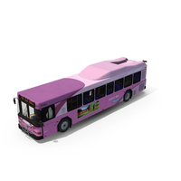 Gillig Low Floor Diesel Electric Hybrid Bus Simple Interior PNG & PSD Images
