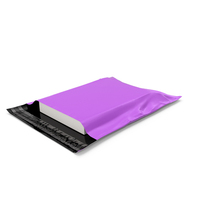 Pink Open Poly Mailer Plastic Bag PNG & PSD Images