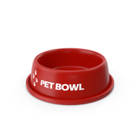 Pet Bowl Red PNG & PSD Images