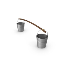 Two Buckets With Carry Branch PNG & PSD Images