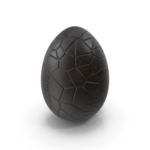 Dark Chocolate Easter Egg PNG & PSD Images