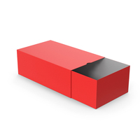 Red Open Sliding Box PNG & PSD Images