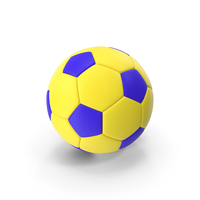 Yellow Blue Soccer Ball PNG & PSD Images