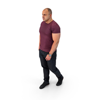Arnold Casual Spring Walking Pose PNG & PSD Images