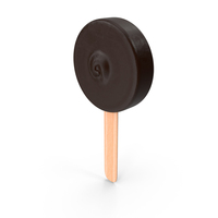 巧克力蘸冰淇淋在棒上PNG和PSD图像