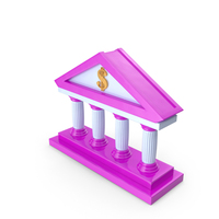 Purple Bank Symbol PNG & PSD Images