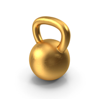 Kettlebell Gold PNG & PSD Images