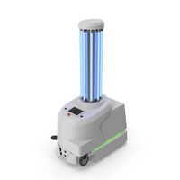 UV Disinfection Robot PNG & PSD Images