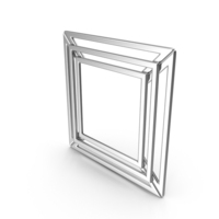 Hust Triple Square Wall Mirror PNG & PSD Images