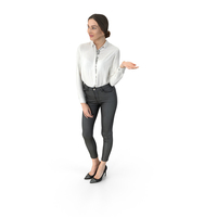 Businesswoman Gesturing At Something PNG & PSD Images