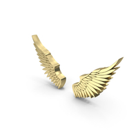 Wings Frame Boarder Fly Gold PNG & PSD Images