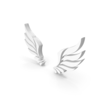 White Wings Symbol PNG & PSD Images