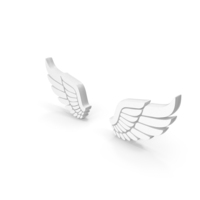 White Wings Symbol PNG & PSD Images